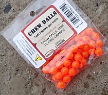 CHEW BALLS 8 mm FL FIERE ORANGE WAPSI мягкая прочная икра Кеты свежей лосося для Камчатского настроя на гольца мальму хариуса ленка