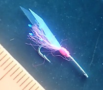 уловистые гирлянды самодуры бороды на малоротую корюшку на серебряном японском крючке с длинным цевьем № 3 мм Maruto С40 # 16 silver