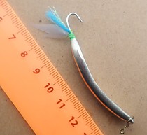 Полярные Блесна на корюшку Анчоус  Блесна Банан  тяжелая блесна для ловли корюшки зубаря Джауре Лазарево Дудинка судака окуня Якутии ленка гольца в форме банана ручной работы из цветных металлов 12 гр