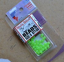 ZAK TACKLE Бусинки икринки   Салатовый Флюарисцентные - 5 шт