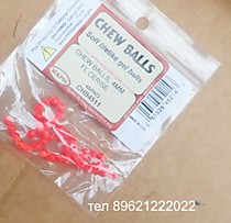 CHEW BALLS 5 mm FL CERICE WAPSI Икра силиконовая 6 мм ярко оранжевая цвет мягкая прочная икра лосося для Камчатского настроя на гольца мальму хариуса ленка пеструшку каменку красноперку форельку