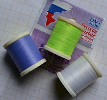 DANVILLES  NYLON STRETCH Шелк Данвил  Нейлон Стрейч монтажная нить для бород на корюшку самозатягивающаяся и распушающася в бородках