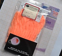 Wapsi EGG YARN SALMON EGG УФ белковая Пряжа Вапси- цвет Лососевой Икры Наживка- приманка на   мальму пеструшку хариуса кумжу, гольца, форель