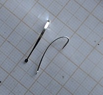 Самосвалы на корюшку  для Камчатки и белого Моря  фирмы Маруто Серебояная кобра № 5 мм ( лопатка)