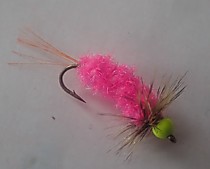 Уловистые грузовые мушки на Хариуса мелкого ленка ручьевую Форель мальму пеструшку каменку на крючках Мустад # 10 с длинным телом из синели HARELINE Small Trillobal Antron Chenille