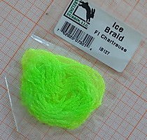 HARELINE  ICE Braid   Фл  ярко   Салатовый брайд фирмы Харелине   Толстый   