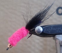 Мушки на Кольский Стример Яркая Креветка на  Горбушу Семгу  Кумжу Арктического Гольца японский крючок  Maruto C40 HW # 4 Тело синель HARELINE  Large Trillobat Antron  Cinellie Fl Fuchsia