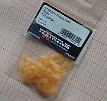 TEXTREME STRETCH FLOSS FLAT Smail Пленка для спинок Бокоплавов Пленка для бормаша фирма Текстрим Италия - Оранжевый