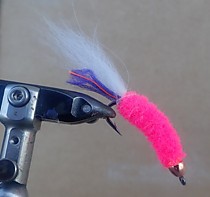 Мушки на Кольский Стример Яркая Креветка на крупного лосося Семга  Кета Кижуч Чавыча Горбуша Maruto c40 HW # 2