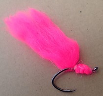 Крючки для ловли  горбуши семги кеты кижуча чавычи на икру и креветку с мушкой сопля из Американской ваты УФ розовая Атлас Крючки Япония Maruto 8832 # 1 ( 5 шт в пачке 