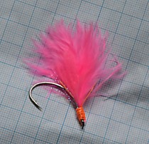 Крючки  с мушками на горбушу. семгу, кету, кижуча фориы Октопус фирмы Оунер - Япония с Крылом люрекс Кеймурв фирмы Тохо из Японии  крыло из ваты Розовый УФ и перо Марабу фирмы Вапси США
