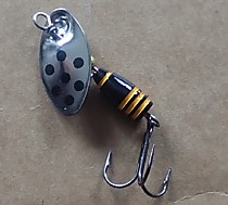 Блесна на ленка и хариуса Блесна пчелка на окуня вертушка турбо фирмы стингер в цвете пяела пчела Турбо - 3  гр.